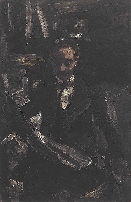 Der Kunstfreund (Bildnis Dr. Karl Schwarz), 1916, Lovis Corinth