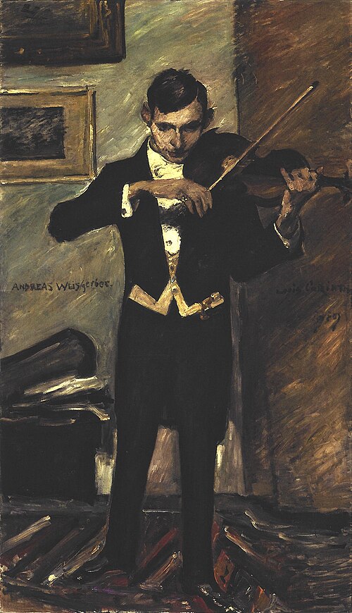 Porträt Andreas Weißgerber (stehend), 1919, Lovis Corinth