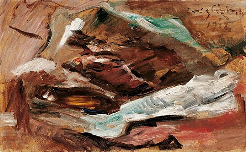 Stillleben mit Fischen, 1917, Lovis Corinth