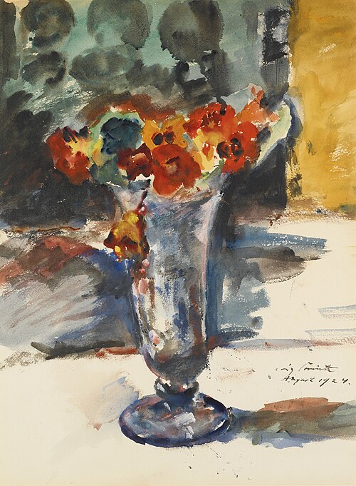 Flowers in a Vase, 1924, Lovis Corinth