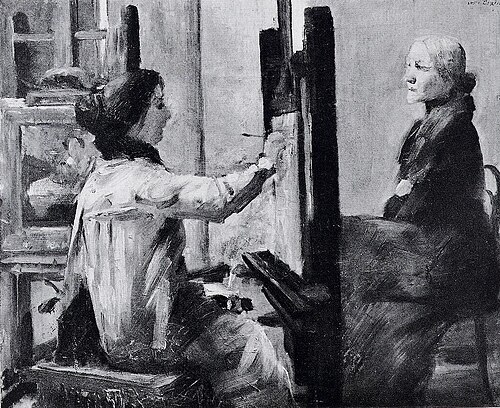 Die Malerin, 1903, Lovis Corinth
