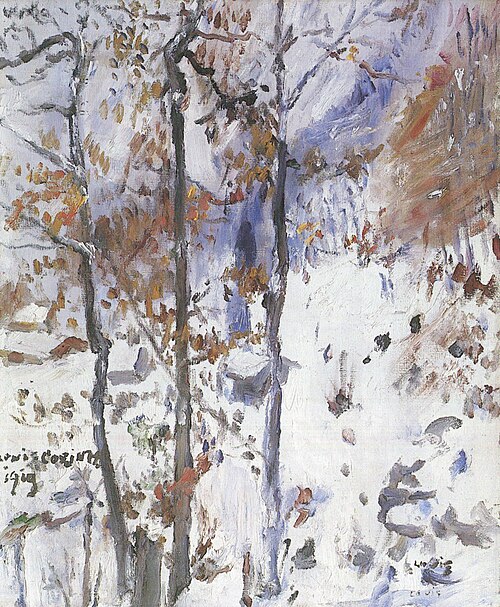 Walchensee, Schneelandschaft, 1919, Lovis Corinth