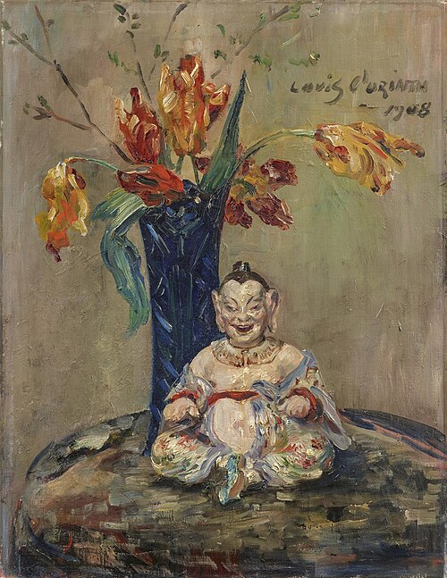 Pagode mit Blumen, 1908, Lovis Corinth