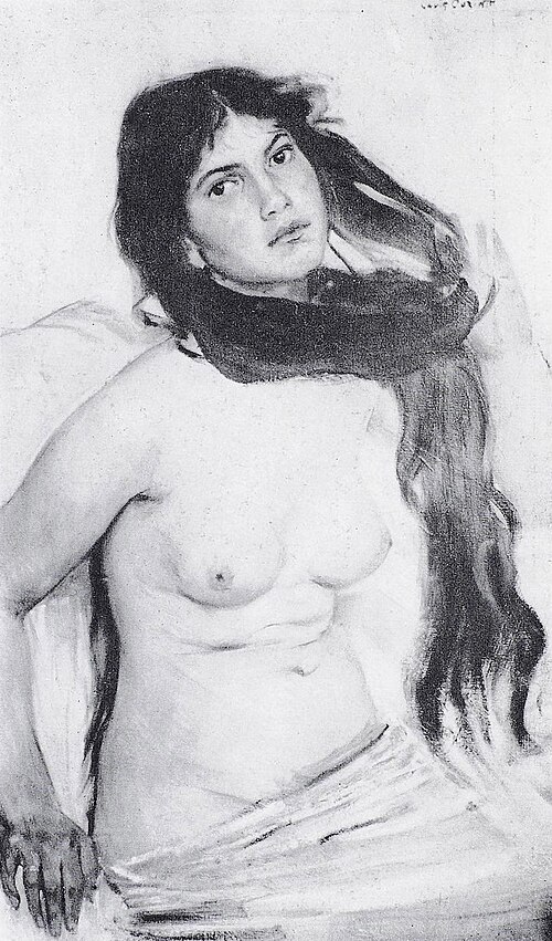 Weiblicher Halbakt, 1899, Lovis Corinth