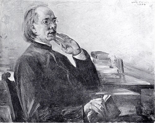 Porträt des Pfarrers Moser, 1899, Lovis Corinth