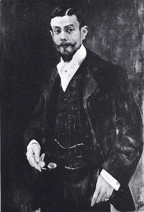 Porträt Richard Israel, 1899, Lovis Corinth