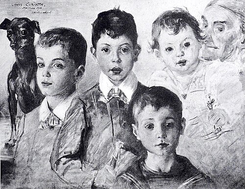 Kinder der Familie Israel, 1900, Lovis Corinth
