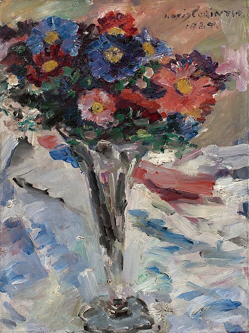 Astern im Kelchglas, 1924, Lovis Corinth