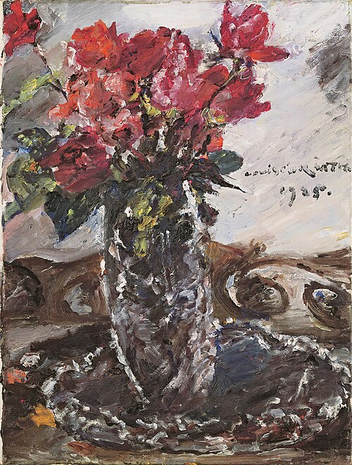 Rote Rosen, 1925, Lovis Corinth