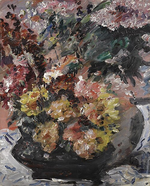 Flowers in a Bronze Bucket, 1923, Lovis Corinth