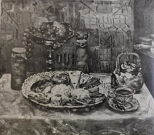 Küchenstillleben, 1909, Lovis Corinth