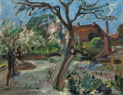 Landscape in early spring, 1922, Lovis Corinth