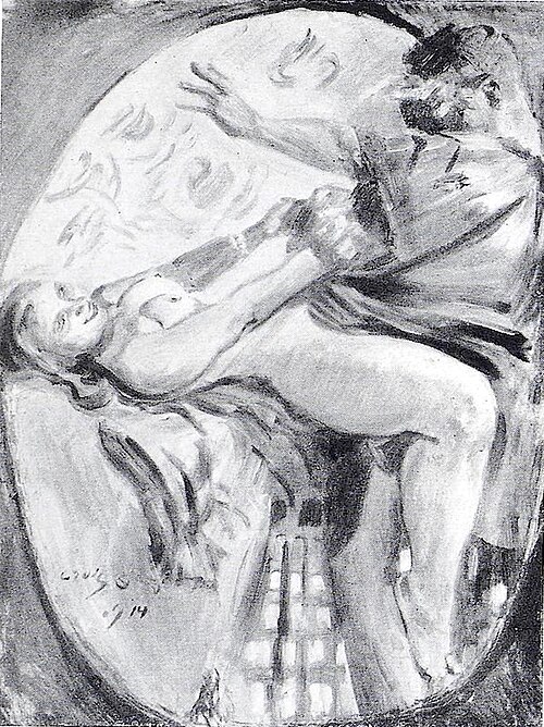 Joseph und Potiphars Weib, 1. Fassung, 1914, Lovis Corinth