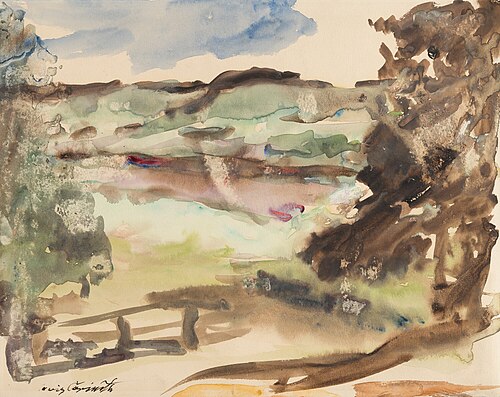 Walchensee, 1923, Lovis Corinth