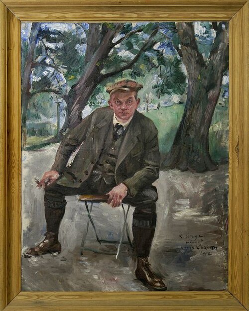 Portrait of the painter Rudolf Sieger, 1912, Lovis Corinth
