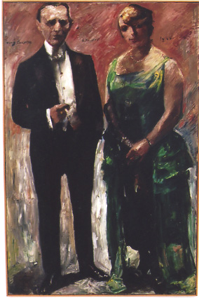 Porträt David Leder und Frau, 1922, Lovis Corinth