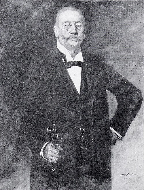 Porträt des Logenmeisters Müller mit dem Hammer, 1900, Lovis Corinth