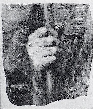 Samuels Fluch auf Saul, Fragment 1, 1902, Lovis Corinth