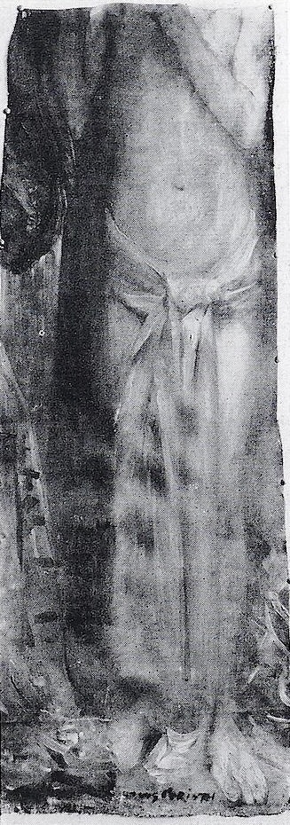 Samuels Fluch auf Saul, Fragment 2, 1902, Lovis Corinth