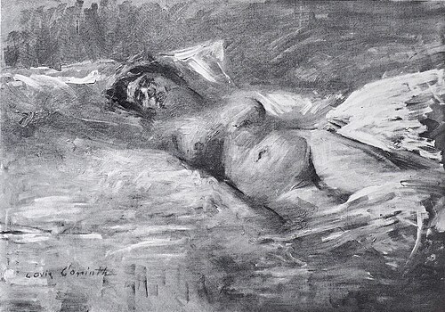 Ruhendes Mädchen, 1902, Lovis Corinth
