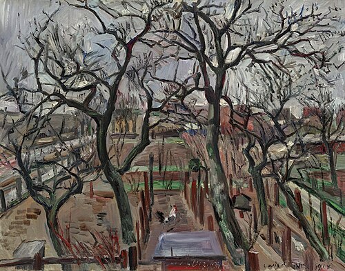 Obstgarten im Winter, 1912, Lovis Corinth