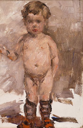 Stehender nackter Knabe, 1905, Lovis Corinth