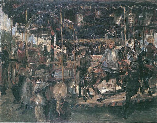 Karussell, 1903, Lovis Corinth