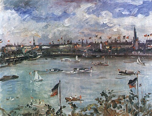 Emperor's Day in Hamburg, 1911, Lovis Corinth