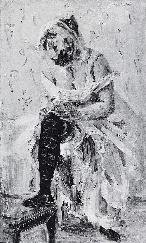 Das kleine Strumpfband, 1903, Lovis Corinth