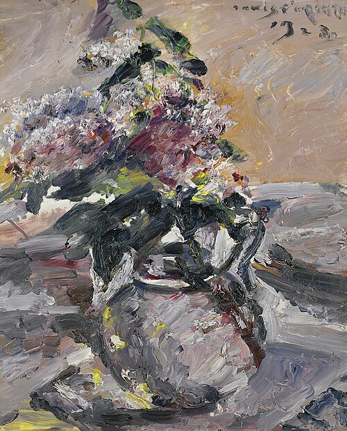Lilacs in a Glass Bowl, 1923, Lovis Corinth