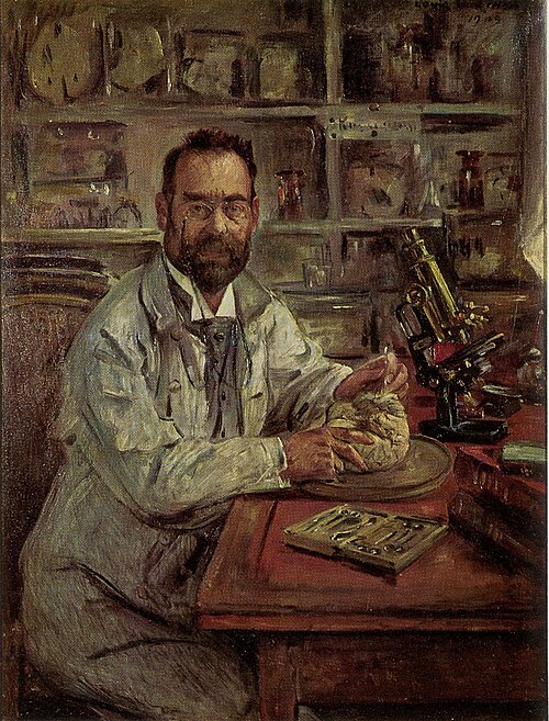 Porträt des Anatomen Prof. Ludwig Edinger, 1909, Lovis Corinth