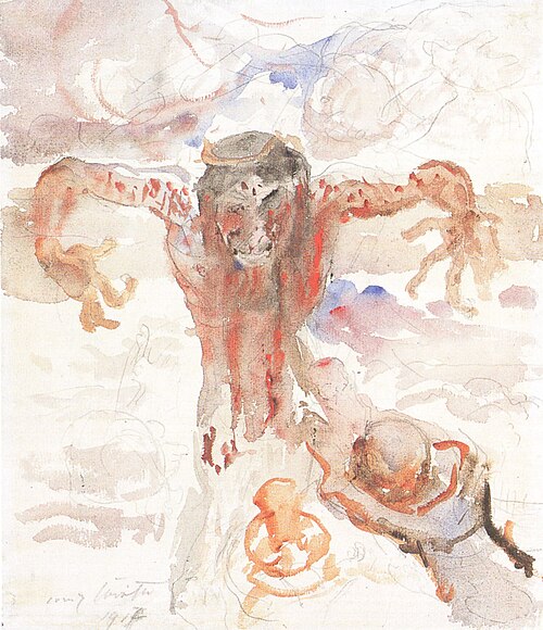 Gekreuzigter Christus, 1917, Lovis Corinth