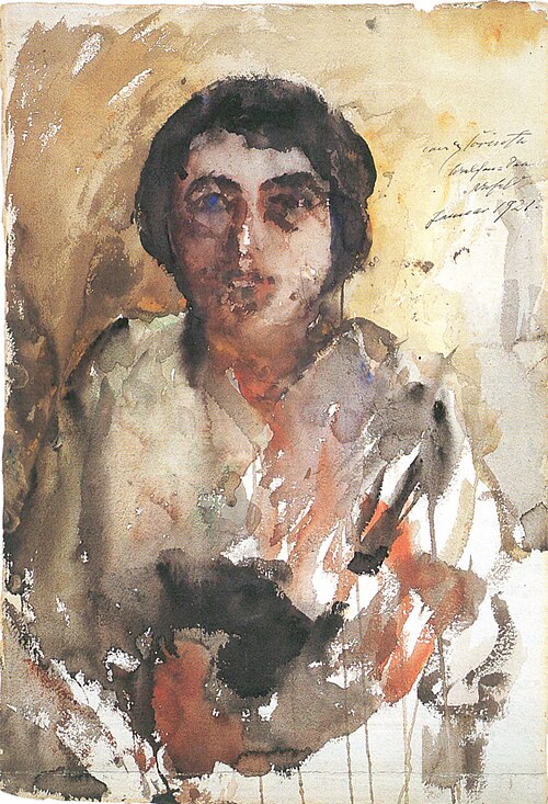 Bildnis Charlotte Berend-Corinth, 1921, Lovis Corinth