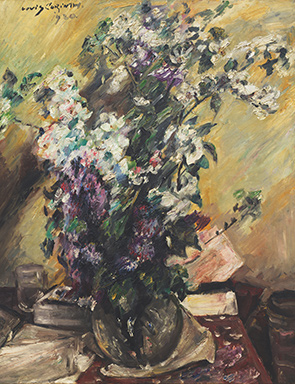 Apple Blossoms and Lilac, 1920, Lovis Corinth