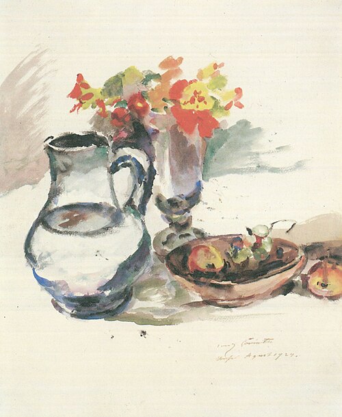 Stillleben Kapuziner-Strauß, 1924, Lovis Corinth