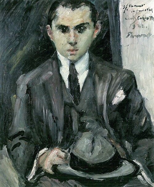 Thomas mit Hut in der Hand, 1922, Lovis Corinth