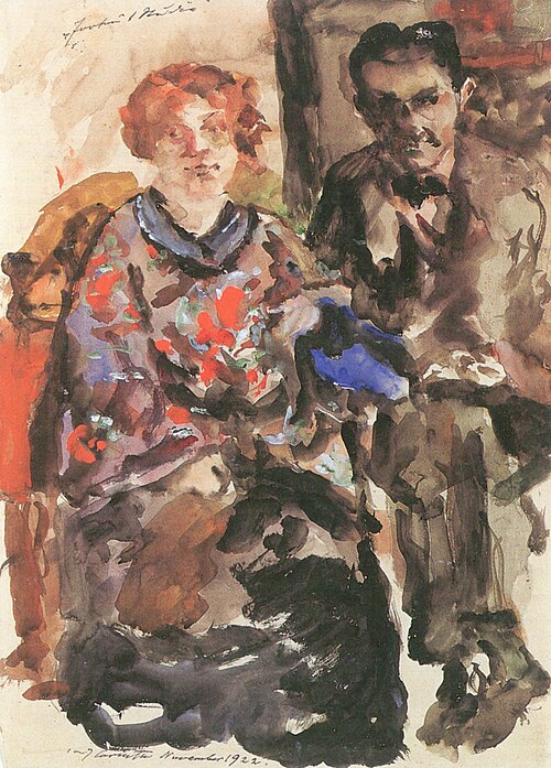 Erich Goeritz und seine Frau, 1922, Lovis Corinth