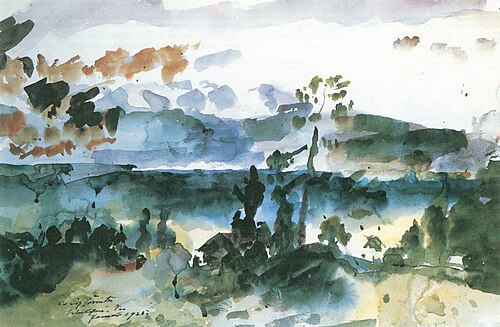 Walchensee, 1923, Lovis Corinth