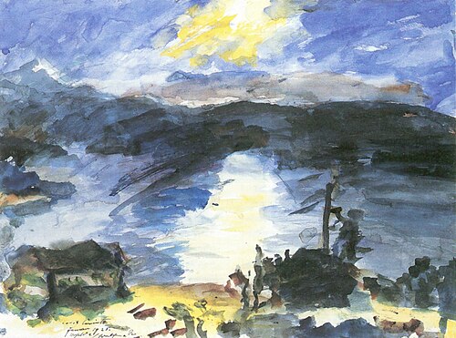 Walchensee, 1924, Lovis Corinth