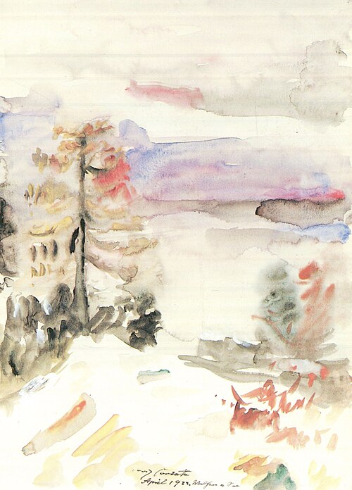 Walchensee im Frühling, 1921, Lovis Corinth