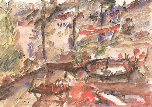 Walchenseelandschaft, 1923, Lovis Corinth