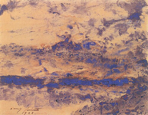 Wolken überm Meer, 1923, Lovis Corinth