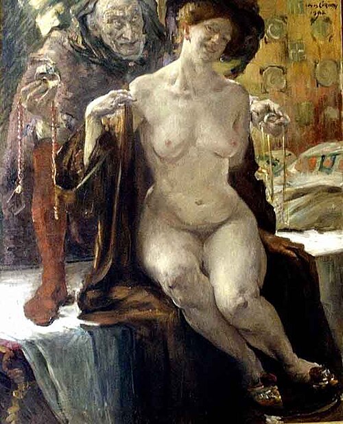 Verführung, 1908, Lovis Corinth