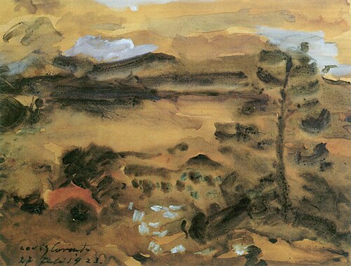 Walchensee, 1923, Lovis Corinth
