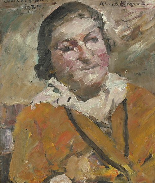 Porträt der Schriftstellerin Alice Berend, 1924, Lovis Corinth