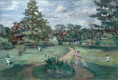 Schlosspark, 1908, Lovis Corinth