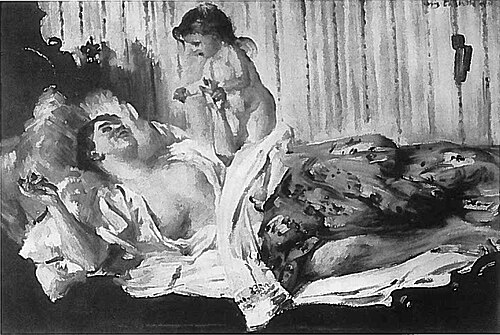Tändelei, I. Fassung, 1911, Lovis Corinth