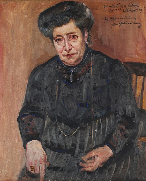 Damenporträt (Portrait of the artist's mother-in-law), 1911, Lovis Corinth