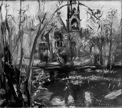Kaiser-Friedrich-Gedächtniskirche in Berlin, 1915, Lovis Corinth