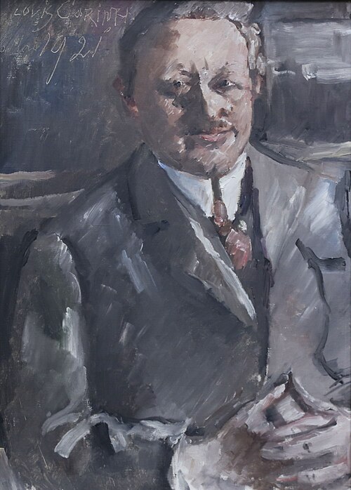 Porträt Dr. Alfred Ganz, 1921, Lovis Corinth